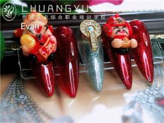 郴州美甲作品--光彩夺目系